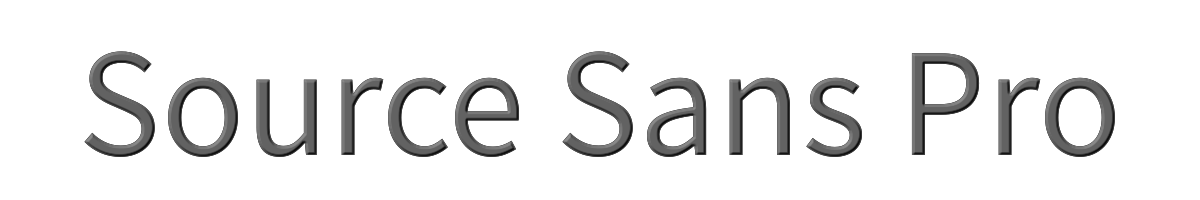Source Sans Pro 