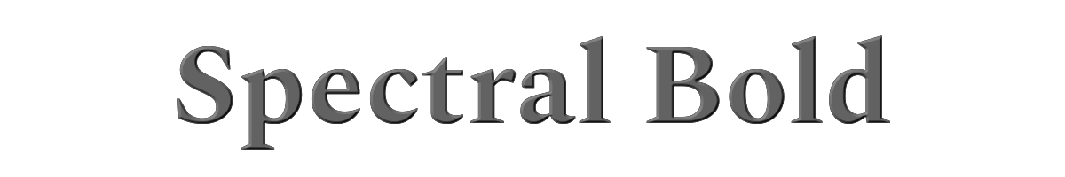 Spectral Bold 