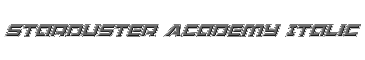 Starduster Academy Italic 