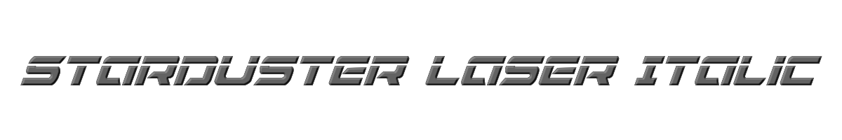 Starduster Laser Italic 