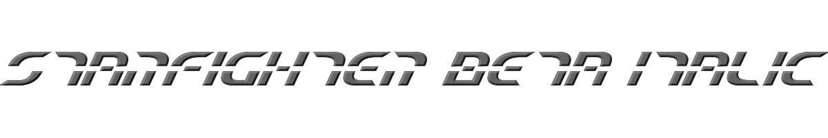 Starfighter Beta Italic 