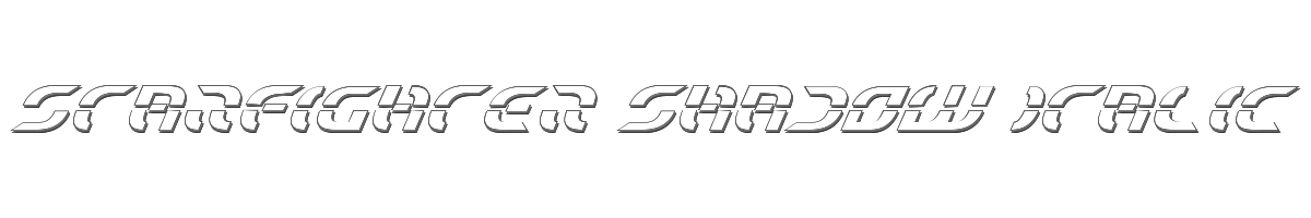 Starfighter Shadow Italic 