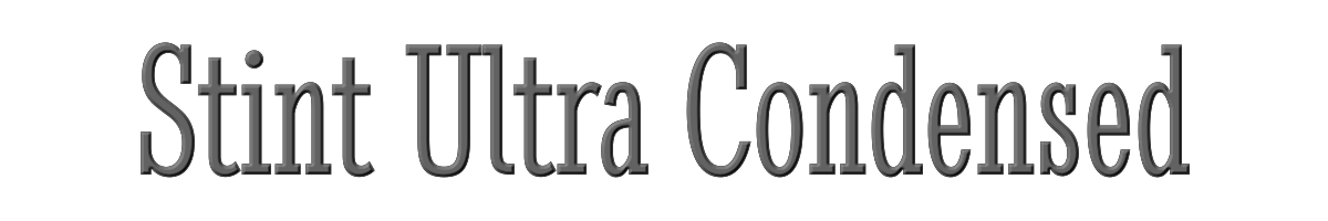 Stint Ultra Condensed 