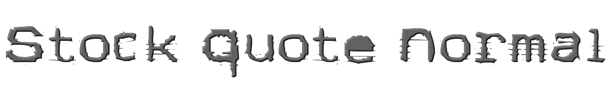 Stock Quote Normal 