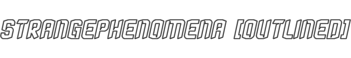 StrangePhenomena [outlined] 