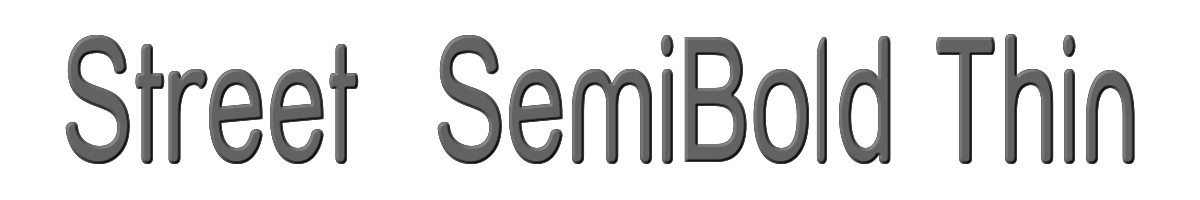 Street  SemiBold Thin 