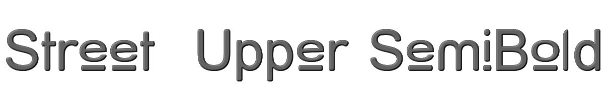 Street  Upper SemiBold 