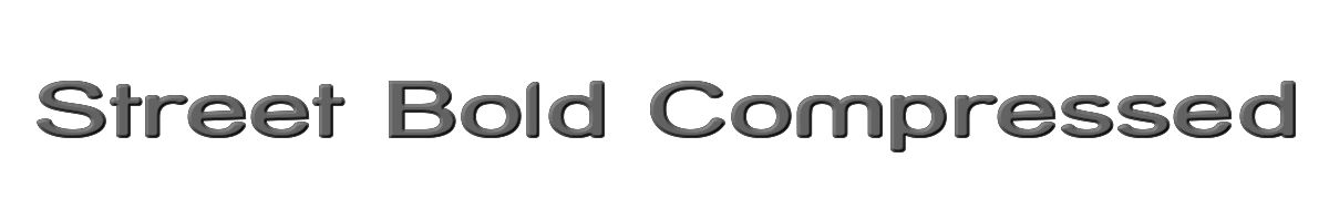 Street Bold Compressed 