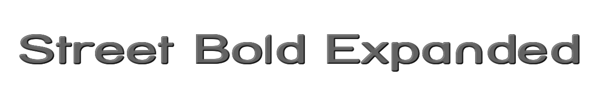 Street Bold Expanded 