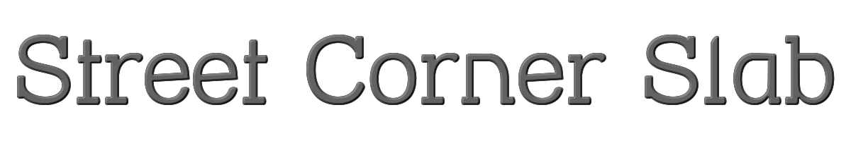 Street Corner Slab 