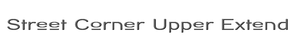 Street Corner Upper Extend 