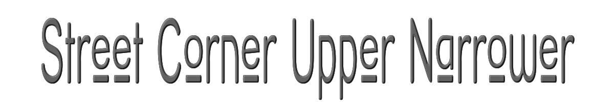 Street Corner Upper Narrower 