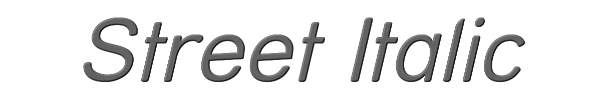 Street Italic 