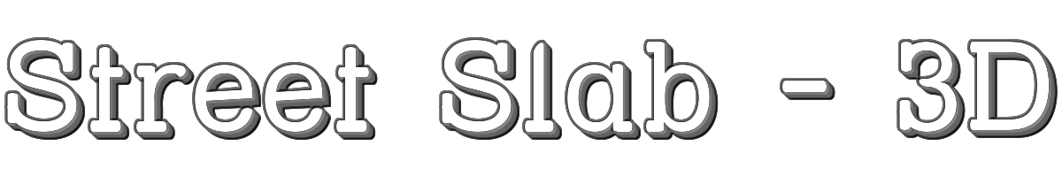 Street Slab - 3D 