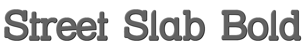 Street Slab Bold 