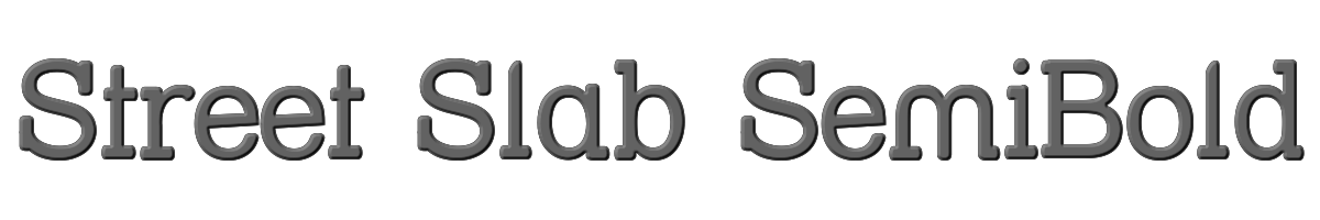 Street Slab SemiBold 