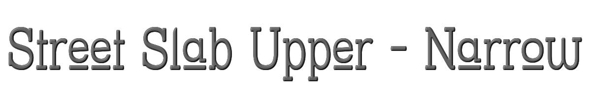 Street Slab Upper - Narrow 