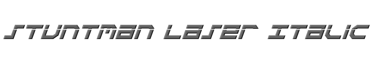 Stuntman Laser Italic 