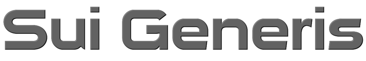 Sui Generis 