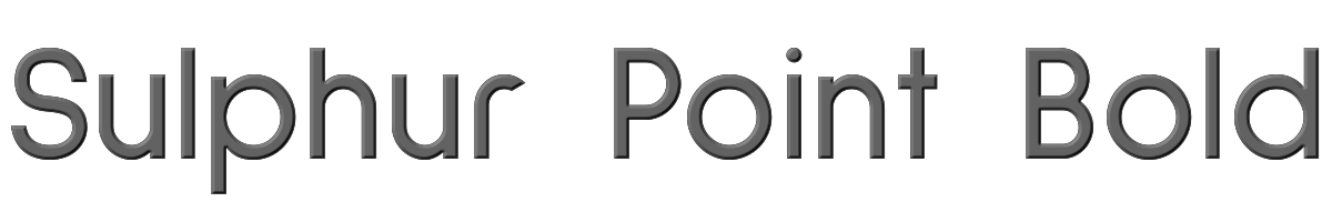 Sulphur Point Bold 