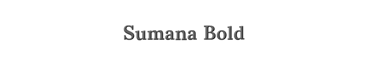 Sumana Bold 