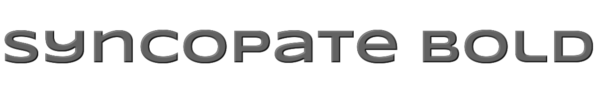 Syncopate Bold 