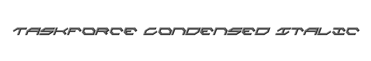 Taskforce Condensed Italic 
