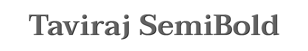 Taviraj SemiBold 