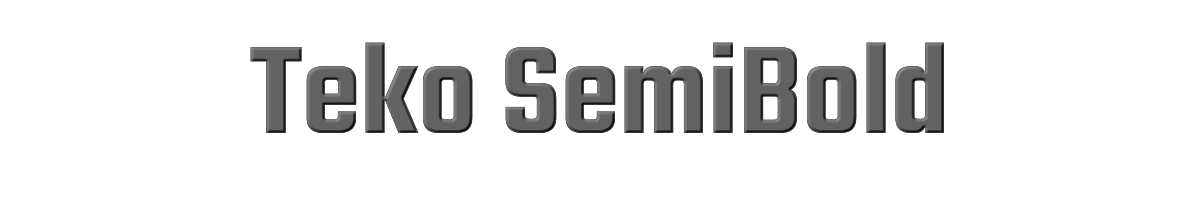 Teko SemiBold 