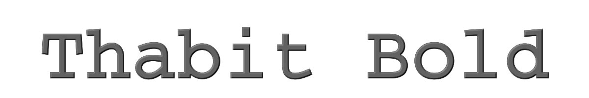 Thabit Bold 