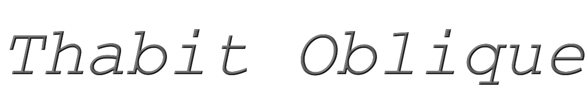 Thabit Oblique 