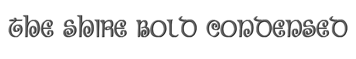 The Shire Bold Condensed 
