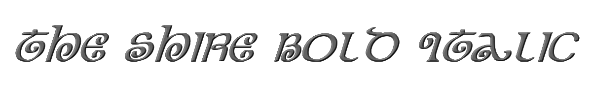 The Shire Bold Italic 