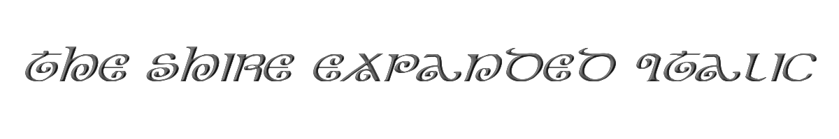 The Shire Expanded Italic 