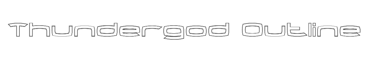 Thundergod Outline 
