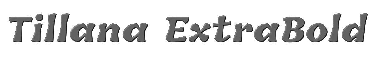 Tillana ExtraBold 