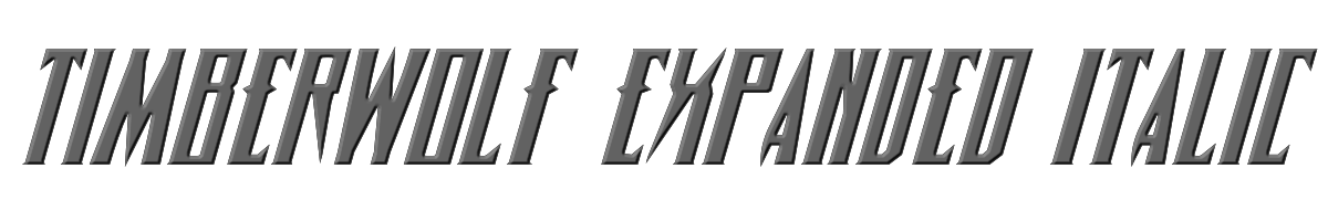 Timberwolf Expanded Italic 