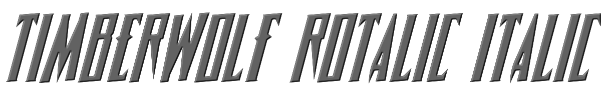 Timberwolf Rotalic Italic 