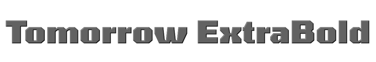 Tomorrow ExtraBold 