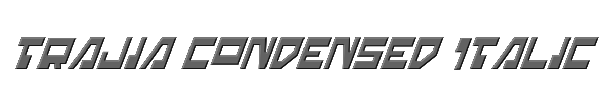 Trajia Condensed Italic 