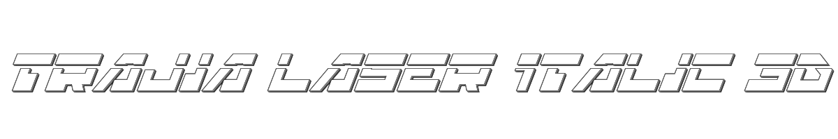 Trajia Laser Italic 3D 