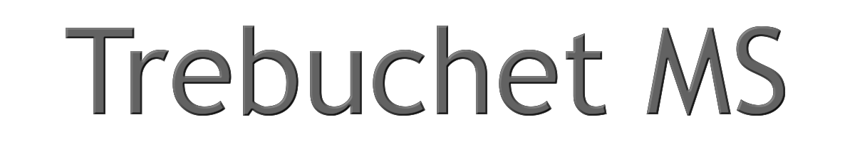 Trebuchet MS 