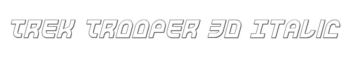 Trek Trooper 3D Italic 