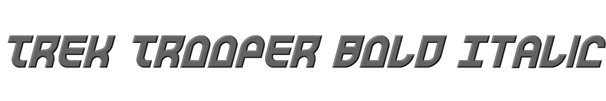 Trek Trooper Bold Italic 
