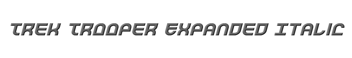 Trek Trooper Expanded Italic 