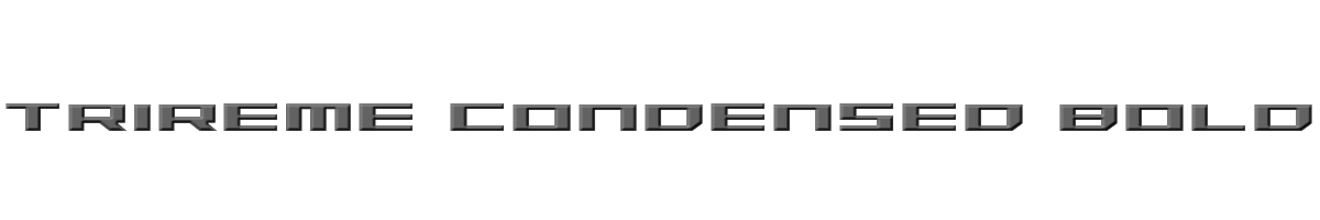 Trireme Condensed Bold 