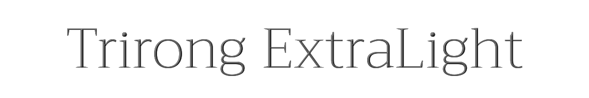 Trirong ExtraLight 