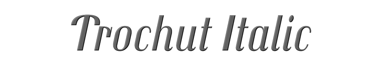 Trochut Italic 