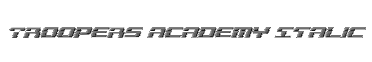 Troopers Academy Italic 