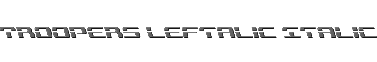 Troopers Leftalic Italic 